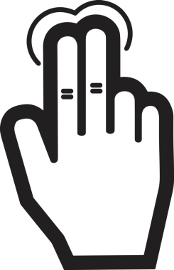 Web, Uygulama, UI / UX, Mobil Arayüz, Akıllı Teknoloji Tasarımı, Dijital Markalaşma, Kullanıcı Etkileşimi Sembolü ve Temiz Tek Renk Biçiminde Modern Grafik Elementi içeren PNG Biçimli El Simgesi Logosu