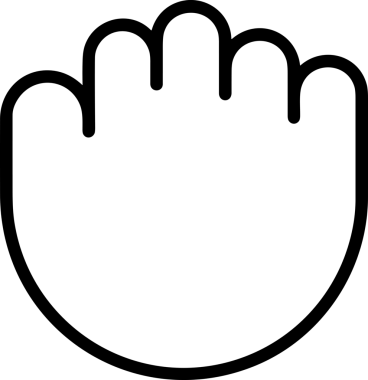 Web, Uygulama, UI / UX, Mobil Arayüz, Akıllı Teknoloji Tasarımı, Dijital Markalaşma, Kullanıcı Etkileşimi Sembolü ve Temiz Tek Renk Biçiminde Modern Grafik Elementi içeren PNG Biçimli El Simgesi Logosu