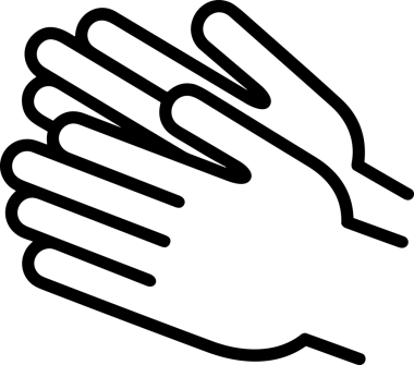 Web, Uygulama, UI / UX, Mobil Arayüz, Akıllı Teknoloji Tasarımı, Dijital Markalaşma, Kullanıcı Etkileşimi Sembolü ve Temiz Tek Renk Biçiminde Modern Grafik Elementi içeren PNG Biçimli El Simgesi Logosu