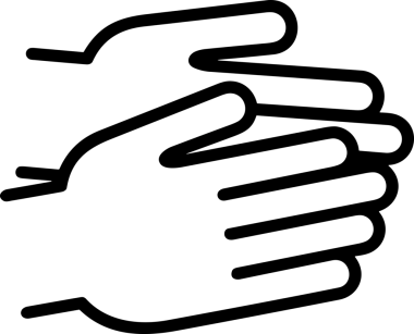 Web, Uygulama, UI / UX, Mobil Arayüz, Akıllı Teknoloji Tasarımı, Dijital Markalaşma, Kullanıcı Etkileşimi Sembolü ve Temiz Tek Renk Biçiminde Modern Grafik Elementi içeren PNG Biçimli El Simgesi Logosu