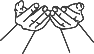 Web, Uygulama, UI / UX, Mobil Arayüz, Akıllı Teknoloji Tasarımı, Dijital Markalaşma, Kullanıcı Etkileşimi Sembolü ve Temiz Tek Renk Biçiminde Modern Grafik Elementi içeren PNG Biçimli El Simgesi Logosu