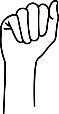 Web, Uygulama, UI / UX, Mobil Arayüz, Akıllı Teknoloji Tasarımı, Dijital Markalaşma, Kullanıcı Etkileşimi Sembolü ve Temiz Tek Renk Biçiminde Modern Grafik Elementi içeren PNG Biçimli El Simgesi Logosu