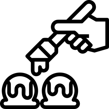 Web, Uygulama, UI / UX, Mobil Arayüz, Akıllı Teknoloji Tasarımı, Dijital Markalaşma, Kullanıcı Etkileşimi Sembolü ve Temiz Tek Renk Biçiminde Modern Grafik Elementi içeren PNG Biçimli El Simgesi Logosu