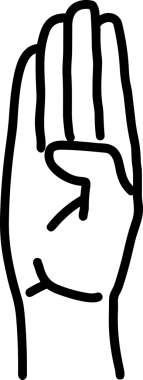 Web, Uygulama, UI / UX, Mobil Arayüz, Akıllı Teknoloji Tasarımı, Dijital Markalaşma, Kullanıcı Etkileşimi Sembolü ve Temiz Tek Renk Biçiminde Modern Grafik Elementi içeren PNG Biçimli El Simgesi Logosu