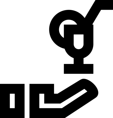 Web, Uygulama, UI / UX, Mobil Arayüz, Akıllı Teknoloji Tasarımı, Dijital Markalaşma, Kullanıcı Etkileşimi Sembolü ve Temiz Tek Renk Biçiminde Modern Grafik Elementi içeren PNG Biçimli El Simgesi Logosu