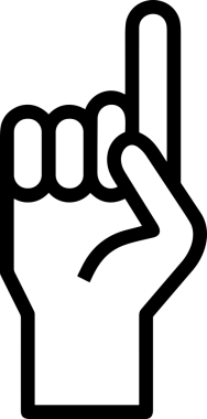 Web, Uygulama, UI / UX, Mobil Arayüz, Akıllı Teknoloji Tasarımı, Dijital Markalaşma, Kullanıcı Etkileşimi Sembolü ve Temiz Tek Renk Biçiminde Modern Grafik Elementi içeren PNG Biçimli El Simgesi Logosu