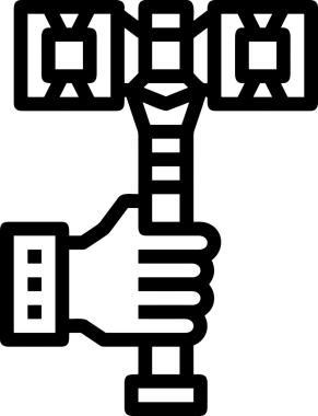 Web, Uygulama, UI / UX, Mobil Arayüz, Akıllı Teknoloji Tasarımı, Dijital Markalaşma, Kullanıcı Etkileşimi Sembolü ve Temiz Tek Renk Biçiminde Modern Grafik Elementi içeren PNG Biçimli El Simgesi Logosu