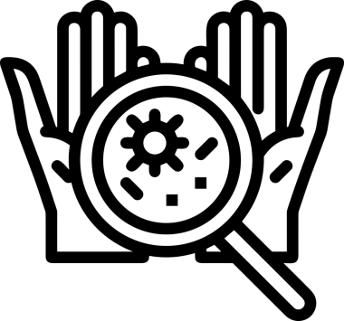 Web, Uygulama, UI / UX, Mobil Arayüz, Akıllı Teknoloji Tasarımı, Dijital Markalaşma, Kullanıcı Etkileşimi Sembolü ve Temiz Tek Renk Biçiminde Modern Grafik Elementi içeren PNG Biçimli El Simgesi Logosu