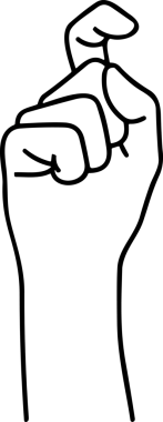 Web, Uygulama, UI / UX, Mobil Arayüz, Akıllı Teknoloji Tasarımı, Dijital Markalaşma, Kullanıcı Etkileşimi Sembolü ve Temiz Tek Renk Biçiminde Modern Grafik Elementi içeren PNG Biçimli El Simgesi Logosu