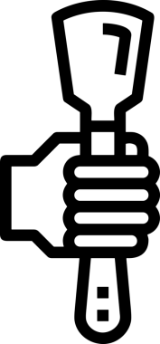 Web, Uygulama, UI / UX, Mobil Arayüz, Akıllı Teknoloji Tasarımı, Dijital Markalaşma, Kullanıcı Etkileşimi Sembolü ve Temiz Tek Renk Biçiminde Modern Grafik Elementi içeren PNG Biçimli El Simgesi Logosu