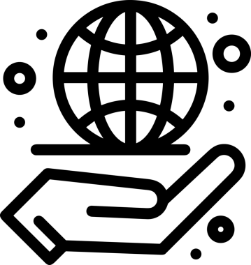 Web, Uygulama, UI / UX, Mobil Arayüz, Akıllı Teknoloji Tasarımı, Dijital Markalaşma, Kullanıcı Etkileşimi Sembolü ve Temiz Tek Renk Biçiminde Modern Grafik Elementi içeren PNG Biçimli El Simgesi Logosu