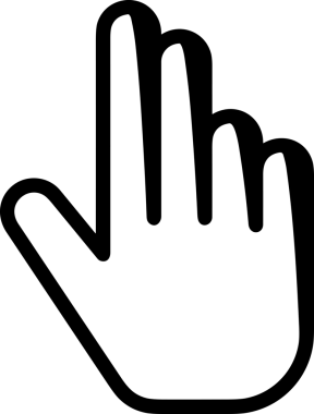 Web, Uygulama, UI / UX, Mobil Arayüz, Akıllı Teknoloji Tasarımı, Dijital Markalaşma, Kullanıcı Etkileşimi Sembolü ve Temiz Tek Renk Biçiminde Modern Grafik Elementi içeren PNG Biçimli El Simgesi Logosu