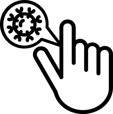 Web, Uygulama, UI / UX, Mobil Arayüz, Akıllı Teknoloji Tasarımı, Dijital Markalaşma, Kullanıcı Etkileşimi Sembolü ve Temiz Tek Renk Biçiminde Modern Grafik Elementi içeren PNG Biçimli El Simgesi Logosu