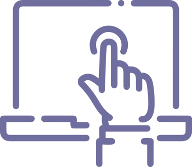 Web, Uygulama, UI / UX, Mobil Arayüz, Akıllı Teknoloji Tasarımı, Dijital Markalaşma, Kullanıcı Etkileşimi Sembolü ve Temiz Tek Renk Biçiminde Modern Grafik Elementi içeren PNG Biçimli El Simgesi Logosu