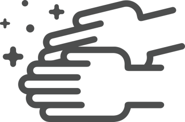 Web, Uygulama, UI / UX, Mobil Arayüz, Akıllı Teknoloji Tasarımı, Dijital Markalaşma, Kullanıcı Etkileşimi Sembolü ve Temiz Tek Renk Biçiminde Modern Grafik Elementi içeren PNG Biçimli El Simgesi Logosu