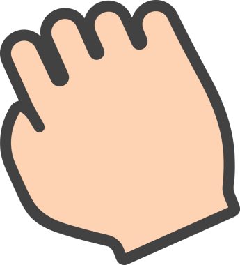 Web, Uygulama, UI / UX, Mobil Arayüz, Akıllı Teknoloji Tasarımı, Dijital Markalaşma, Kullanıcı Etkileşimi Sembolü ve Temiz Tek Renk Biçiminde Modern Grafik Elementi içeren PNG Biçimli El Simgesi Logosu