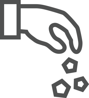 Web, Uygulama, UI / UX, Mobil Arayüz, Akıllı Teknoloji Tasarımı, Dijital Markalaşma, Kullanıcı Etkileşimi Sembolü ve Temiz Tek Renk Biçiminde Modern Grafik Elementi içeren PNG Biçimli El Simgesi Logosu