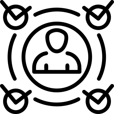 Web, Uygulama, UI / UX, Mobil Arayüz, Akıllı Teknoloji Tasarımı, Dijital Markalaşma, Kullanıcı Etkileşimi Sembolü ve Temiz Tek Renk Biçiminde Modern Grafik Elementi içeren PNG Biçimli El Simgesi Logosu
