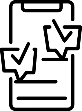 Web, Uygulama, UI / UX, Mobil Arayüz, Akıllı Teknoloji Tasarımı, Dijital Markalaşma, Kullanıcı Etkileşimi Sembolü ve Temiz Tek Renk Biçiminde Modern Grafik Elementi içeren PNG Biçimli El Simgesi Logosu