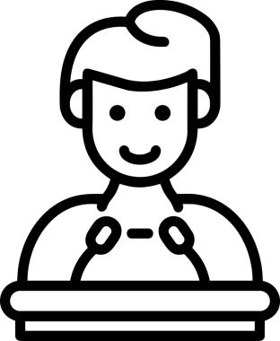 Web, Uygulama, UI / UX, Mobil Arayüz, Akıllı Teknoloji Tasarımı, Dijital Markalaşma, Kullanıcı Etkileşimi Sembolü ve Temiz Tek Renk Biçiminde Modern Grafik Elementi içeren PNG Biçimli El Simgesi Logosu