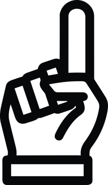 Web, Uygulama, UI / UX, Mobil Arayüz, Akıllı Teknoloji Tasarımı, Dijital Markalaşma, Kullanıcı Etkileşimi Sembolü ve Temiz Tek Renk Biçiminde Modern Grafik Elementi içeren PNG Biçimli El Simgesi Logosu