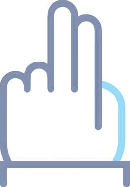 Web, Uygulama, UI / UX, Mobil Arayüz, Akıllı Teknoloji Tasarımı, Dijital Markalaşma, Kullanıcı Etkileşimi Sembolü ve Temiz Tek Renk Biçiminde Modern Grafik Elementi içeren PNG Biçimli El Simgesi Logosu