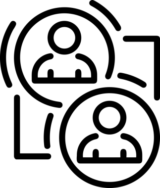Web, Uygulama, UI / UX, Mobil Arayüz, Akıllı Teknoloji Tasarımı, Dijital Markalaşma, Kullanıcı Etkileşimi Sembolü ve Temiz Tek Renk Biçiminde Modern Grafik Elementi içeren PNG Biçimli El Simgesi Logosu