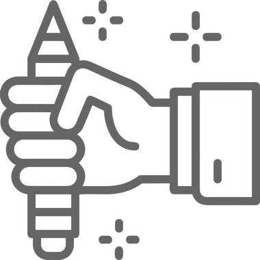 Web, Uygulama, UI / UX, Mobil Arayüz, Akıllı Teknoloji Tasarımı, Dijital Markalaşma, Kullanıcı Etkileşimi Sembolü ve Temiz Tek Renk Biçiminde Modern Grafik Elementi içeren PNG Biçimli El Simgesi Logosu