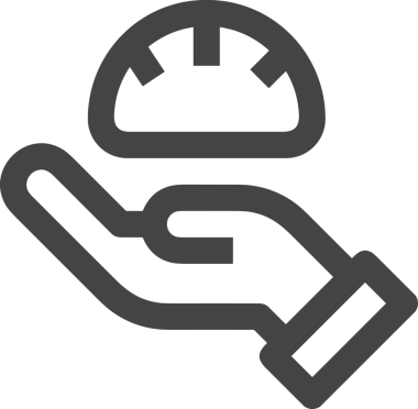 Web, Uygulama, UI / UX, Mobil Arayüz, Akıllı Teknoloji Tasarımı, Dijital Markalaşma, Kullanıcı Etkileşimi Sembolü ve Temiz Tek Renk Biçiminde Modern Grafik Elementi içeren PNG Biçimli El Simgesi Logosu