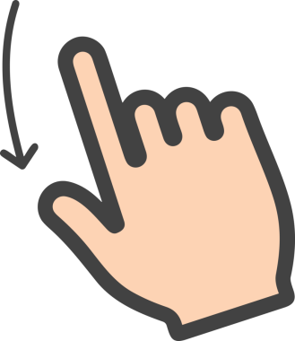 Web, Uygulama, UI / UX, Mobil Arayüz, Akıllı Teknoloji Tasarımı, Dijital Markalaşma, Kullanıcı Etkileşimi Sembolü ve Temiz Tek Renk Biçiminde Modern Grafik Elementi içeren PNG Biçimli El Simgesi Logosu