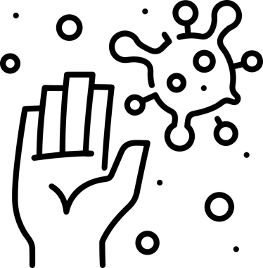 Web, Uygulama, UI / UX, Mobil Arayüz, Akıllı Teknoloji Tasarımı, Dijital Markalaşma, Kullanıcı Etkileşimi Sembolü ve Temiz Tek Renk Biçiminde Modern Grafik Elementi içeren PNG Biçimli El Simgesi Logosu