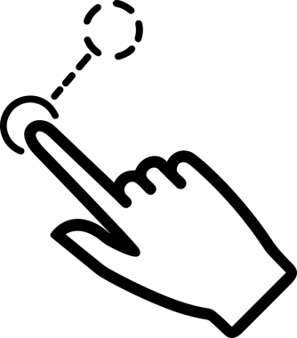 Web, Uygulama, UI / UX, Mobil Arayüz, Akıllı Teknoloji Tasarımı, Dijital Markalaşma, Kullanıcı Etkileşimi Sembolü ve Temiz Tek Renk Biçiminde Modern Grafik Elementi içeren PNG Biçimli El Simgesi Logosu