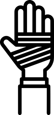 Web, Uygulama, UI / UX, Mobil Arayüz, Akıllı Teknoloji Tasarımı, Dijital Markalaşma, Kullanıcı Etkileşimi Sembolü ve Temiz Tek Renk Biçiminde Modern Grafik Elementi içeren PNG Biçimli El Simgesi Logosu