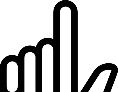 Web, Uygulama, UI / UX, Mobil Arayüz, Akıllı Teknoloji Tasarımı, Dijital Markalaşma, Kullanıcı Etkileşimi Sembolü ve Temiz Tek Renk Biçiminde Modern Grafik Elementi içeren PNG Biçimli El Simgesi Logosu