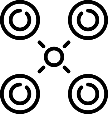 Web, Uygulama, UI / UX, Mobil Arayüz, Akıllı Teknoloji Tasarımı, Dijital Markalaşma, Kullanıcı Etkileşimi Sembolü ve Temiz Tek Renk Biçiminde Modern Grafik Elementi içeren PNG Biçimli El Simgesi Logosu