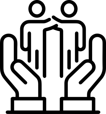 Web, Uygulama, UI / UX, Mobil Arayüz, Akıllı Teknoloji Tasarımı, Dijital Markalaşma, Kullanıcı Etkileşimi Sembolü ve Temiz Tek Renk Biçiminde Modern Grafik Elementi içeren PNG Biçimli El Simgesi Logosu