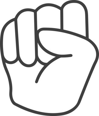 Web, Uygulama, UI / UX, Mobil Arayüz, Akıllı Teknoloji Tasarımı, Dijital Markalaşma, Kullanıcı Etkileşimi Sembolü ve Temiz Tek Renk Biçiminde Modern Grafik Elementi içeren PNG Biçimli El Simgesi Logosu