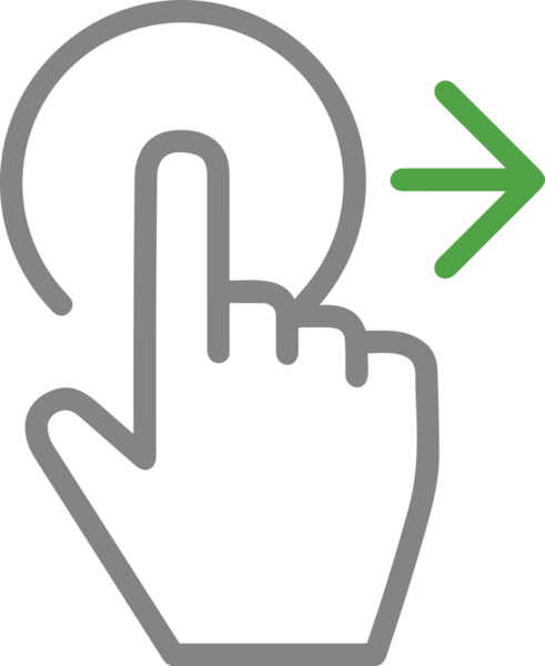 Web, Uygulama, UI / UX, Mobil Arayüz, Akıllı Teknoloji Tasarımı, Dijital Markalaşma, Kullanıcı Etkileşimi Sembolü ve Temiz Tek Renk Biçiminde Modern Grafik Elementi içeren PNG Biçimli El Simgesi Logosu