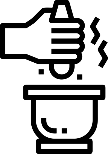 Web, Uygulama, UI / UX, Mobil Arayüz, Akıllı Teknoloji Tasarımı, Dijital Markalaşma, Kullanıcı Etkileşimi Sembolü ve Temiz Tek Renk Biçiminde Modern Grafik Elementi içeren PNG Biçimli El Simgesi Logosu