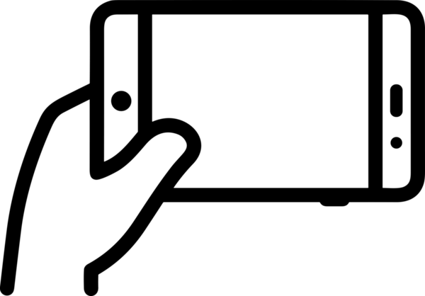 Web, Uygulama, UI / UX, Mobil Arayüz, Akıllı Teknoloji Tasarımı, Dijital Markalaşma, Kullanıcı Etkileşimi Sembolü ve Temiz Tek Renk Biçiminde Modern Grafik Elementi içeren PNG Biçimli El Simgesi Logosu