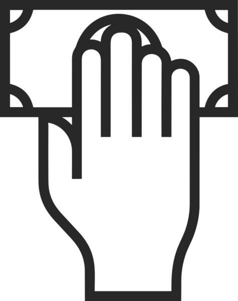 Web, Uygulama, UI / UX, Mobil Arayüz, Akıllı Teknoloji Tasarımı, Dijital Markalaşma, Kullanıcı Etkileşimi Sembolü ve Temiz Tek Renk Biçiminde Modern Grafik Elementi içeren PNG Biçimli El Simgesi Logosu