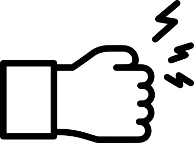 Web, Uygulama, UI / UX, Mobil Arayüz, Akıllı Teknoloji Tasarımı, Dijital Markalaşma, Kullanıcı Etkileşimi Sembolü ve Temiz Tek Renk Biçiminde Modern Grafik Elementi içeren PNG Biçimli El Simgesi Logosu