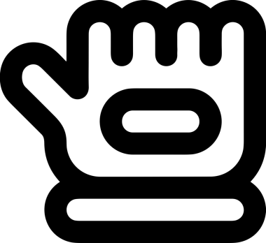 Web, Uygulama, UI / UX, Mobil Arayüz, Akıllı Teknoloji Tasarımı, Dijital Markalaşma, Kullanıcı Etkileşimi Sembolü ve Temiz Tek Renk Biçiminde Modern Grafik Elementi içeren PNG Biçimli El Simgesi Logosu