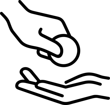 Web, Uygulama, UI / UX, Mobil Arayüz, Akıllı Teknoloji Tasarımı, Dijital Markalaşma, Kullanıcı Etkileşimi Sembolü ve Temiz Tek Renk Biçiminde Modern Grafik Elementi içeren PNG Biçimli El Simgesi Logosu