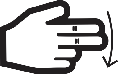 Web, Uygulama, UI / UX, Mobil Arayüz, Akıllı Teknoloji Tasarımı, Dijital Markalaşma, Kullanıcı Etkileşimi Sembolü ve Temiz Tek Renk Biçiminde Modern Grafik Elementi içeren PNG Biçimli El Simgesi Logosu