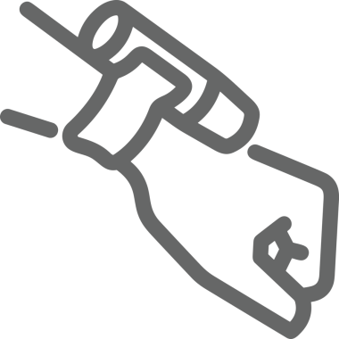 Web, Uygulama, UI / UX, Mobil Arayüz, Akıllı Teknoloji Tasarımı, Dijital Markalaşma, Kullanıcı Etkileşimi Sembolü ve Temiz Tek Renk Biçiminde Modern Grafik Elementi içeren PNG Biçimli El Simgesi Logosu