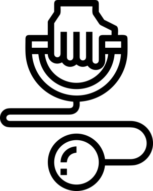 Web, Uygulama, UI / UX, Mobil Arayüz, Akıllı Teknoloji Tasarımı, Dijital Markalaşma, Kullanıcı Etkileşimi Sembolü ve Temiz Tek Renk Biçiminde Modern Grafik Elementi içeren PNG Biçimli El Simgesi Logosu
