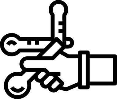 Web, Uygulama, UI / UX, Mobil Arayüz, Akıllı Teknoloji Tasarımı, Dijital Markalaşma, Kullanıcı Etkileşimi Sembolü ve Temiz Tek Renk Biçiminde Modern Grafik Elementi içeren PNG Biçimli El Simgesi Logosu