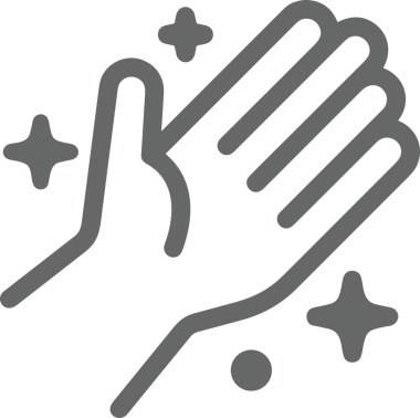 Web, Uygulama, UI / UX, Mobil Arayüz, Akıllı Teknoloji Tasarımı, Dijital Markalaşma, Kullanıcı Etkileşimi Sembolü ve Temiz Tek Renk Biçiminde Modern Grafik Elementi içeren PNG Biçimli El Simgesi Logosu