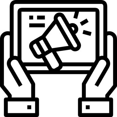 Web, Uygulama, UI / UX, Mobil Arayüz, Akıllı Teknoloji Tasarımı, Dijital Markalaşma, Kullanıcı Etkileşimi Sembolü ve Temiz Tek Renk Biçiminde Modern Grafik Elementi içeren PNG Biçimli El Simgesi Logosu